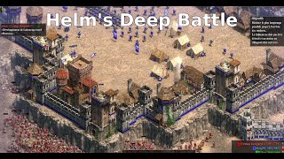 Age of Empires 2 Helm's Deep Battle - Lord of the Rings