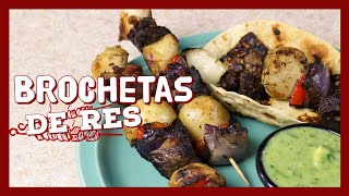 Brochetas de CARNE de RES