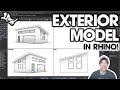 Getting Started with Rhino Part 4 - Creating an EXTERIOR MODEL!