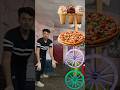 Spinning cart wheel to Icecream, Pizza, Diary Milk & Burger - Funny vfx magic 😂😋 #funny