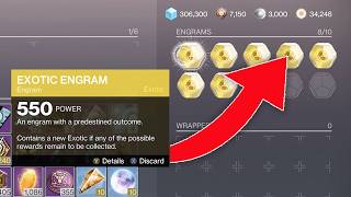 PSA: Do this BEFORE You Focus Exotic Engrams ASAP...
