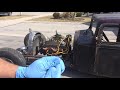 sbc 350 rat rod first start attempt