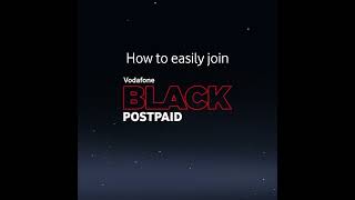 Vodafone BLACK Postpaid - New Customer