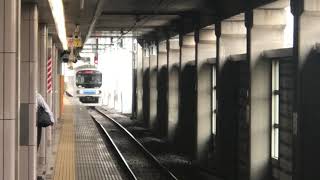 Tokyo Waterfront Rapid Rinkai Line approaching Shinkiba station. 7/18/19