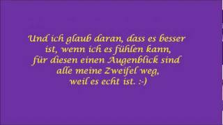 Glasperlenspiel - Echt LYRICS 2011 Bundesvision