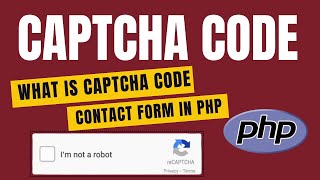 CAPTCHA Code in PHP|PHP CAPTCHA Code with Database|Contact Form in php