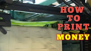 HOW TO PRINT MONEY OR BANKNOTE