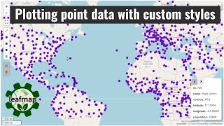 Plotting a large number of points with custom styles