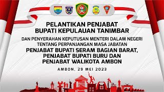 PELANTIKAN&PENYERAHAN KEPUTUSAN MENDAGRI TENTANG PERPANJANGAN MASA JABATAN PENJABAT BUPATI/WALIKOTA