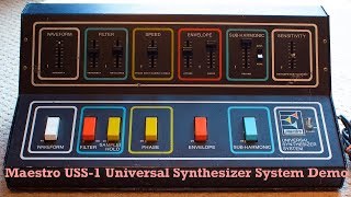 Maestro USS-1 Universal Synthesizer System Demo w/ Guitar