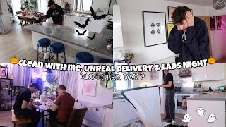 Clean With Me, UNREAL Delivery \u0026 LADS Night ~ Vlogtober Day 9