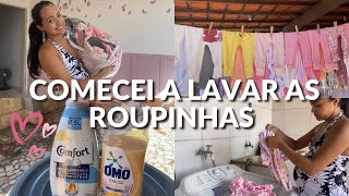 LAVANDO AS ROUPINHAS DA BEBÊ, COMO TIRAR MANCHAS AMARELADAS DE ROUPAS BRANCAS E COLORIDAS 💕🥰