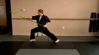 Kids Karate: Bo Staff -- Spin Figure 8 \u0026 Throw