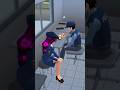 Makan sambil duduk di kursi👮#sakuraschoolsimulator #shortvideos #viralvideos #sakura