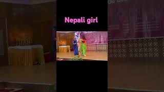 Nepali girl dance school dance