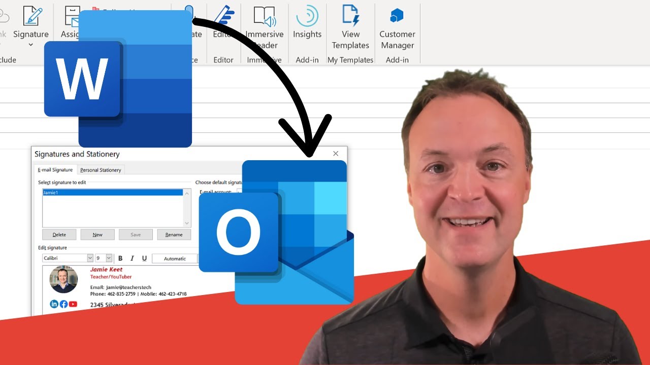 How To Create A Professional Email Signature In Word For Microsoft ...