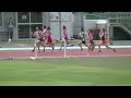 20240602北九州市民選手権陸上 中学女子100m決勝