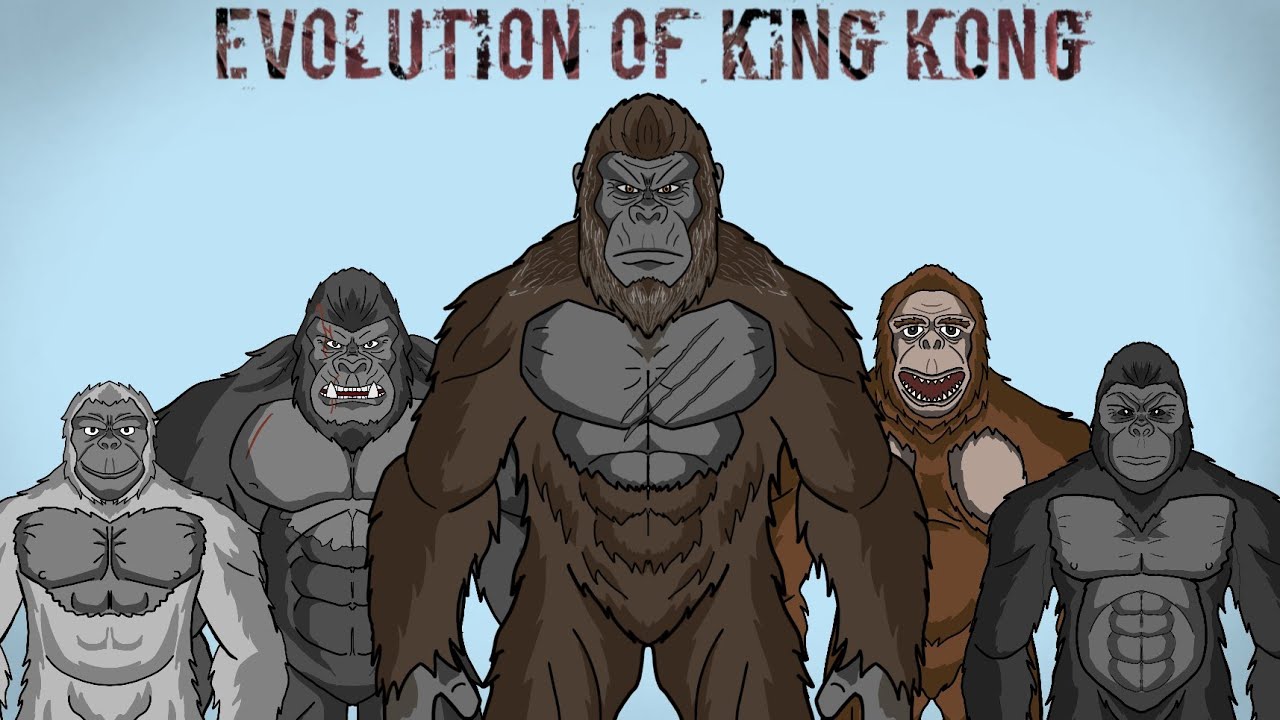 Evolution Of King Kong 1933 2021 Size Comparison 60 Off