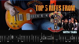 GUNS N' ROSES - Top 5 Riffs from AFD
