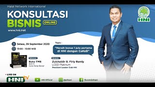 KONSULTASI BISNIS ONLINE - Meraih Bonus 1 Juta Pertama di HNI