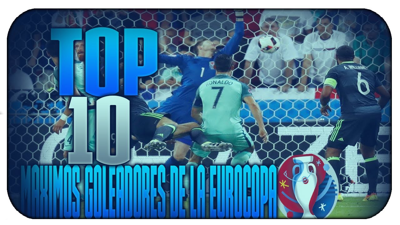 TOP 10 Máximos Goleadores En La Historia De La Eurocopa - YouTube