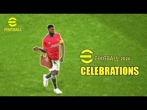 Las mejores celebraciones de jugadores en el NUEVO efootball 2024 Mobile