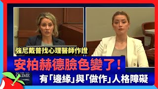 強尼戴普找心理醫師作證　安柏赫德臉色變了！有「邊緣」與「做作」人格障礙 | 台灣新聞 Taiwan 蘋果新聞網