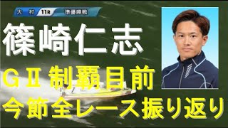 【大村GⅡ】篠崎仁志選手モーターボート誕生祭制覇目前！優勝戦1号艇。全レース振り返り