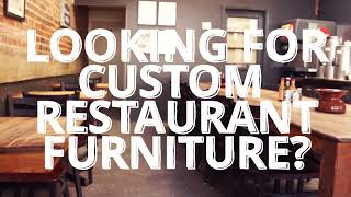 Custom Handcrafted Furniture For Your Restaurant  |  Strong Oaks Woodshop