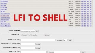 LFI to Into Out file Shell Upload Method| LFI To Shell