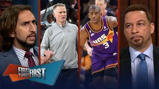 Steve Kerr on Warriors trading for CP3: ‘Sensed we needed a shift’ | NBA | FIRST THINGS FIRST