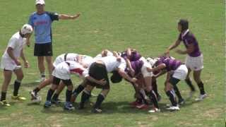 中学ラグビー　豊橋RS+愛知県RS合同×瀬田北中学 (Part1) junior high school rugby