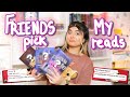 Friends Choose What I Read for A Month!! 📚​✨​ | reading my TBR