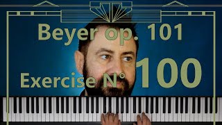 Piano tutorial - Beyer Op. 101 esercizio N° 100