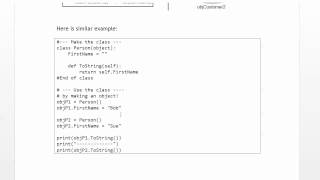 Python Module 08 02 Classes