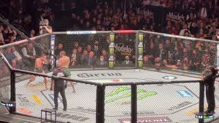 Crowd reaction to Chito Vera Front kick KO Frankie Edgar