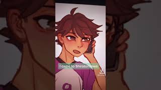 Shouldn't have gone to shirotorizawa 😂😂|| #haikyuu #shorts #tiktok #oikawa #funny[Cr:siupitupii]