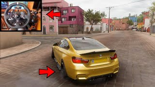 Drifting with a BMW M4 in Forza Horizon 5 l Logitech G920 + Shifter gameplay