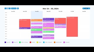 Color Coding Your Calendar