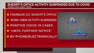 Franklin County Sheriff's Office suspends some operations