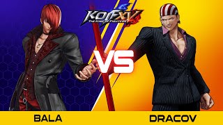 KOFXV Bala (K'/Angel/Iori) Vs Dracov (Darli/Ramón/Billy) FT3 #kofxv  New Patch