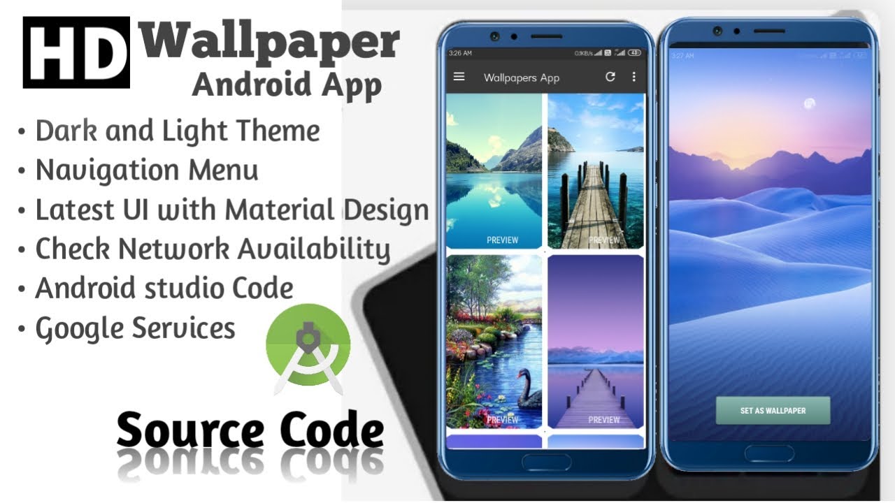 How To Create Wallpaper App In Android Studio Youtube