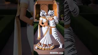 Intha andam song by humanoid tiger couple #humanoidtiger