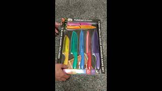 Cuisinart Metallic Multi-Color Stainless 14-Piece Knife Set UNBOXING