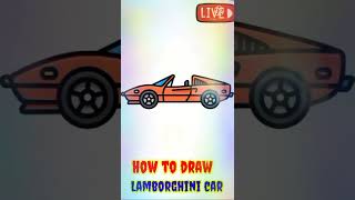 How To Draw A Lamborghini Car