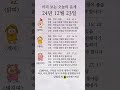 미리보는 오늘의 띠별 운세 2024년 12월 23일