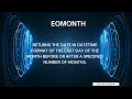 Eomonth Dax Power Bi