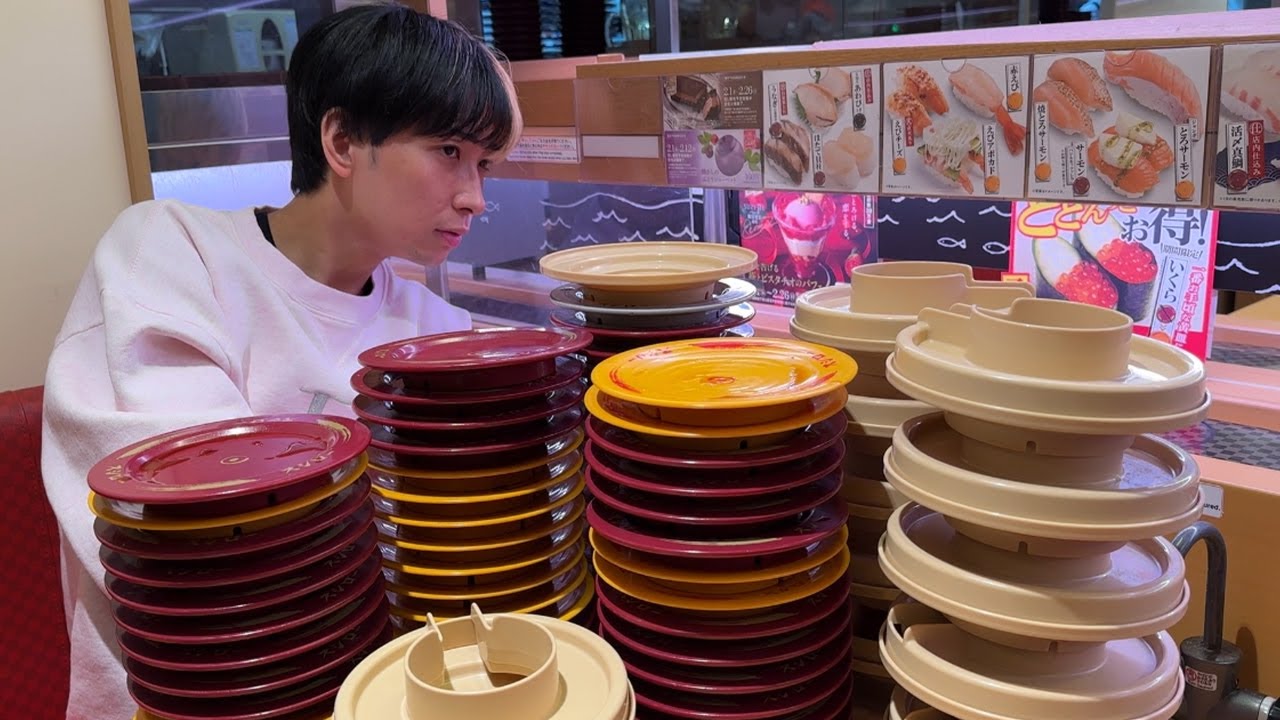【スシローを3日間パトロール】大好きな回転寿司屋さんなのでひたすらに皿を積み上げてきました’ 【スシローを3日間パトロール】大好きな回転寿司屋さんなのでひたすらに皿を積み上げてきました