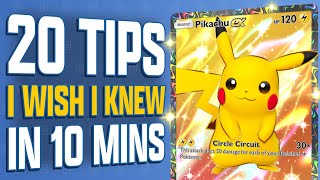 20 BEGINNER TIPS IN 10 MINUTES. I wish I knew these sooner! | Pokemon TCG Pocket