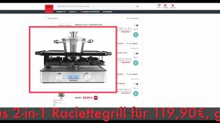 Schnäppchen des Tages 07.12.21 - GASTROBACK 42562 Raclette-Fondue Advanced Plus 2-in-1 Raclettegrill